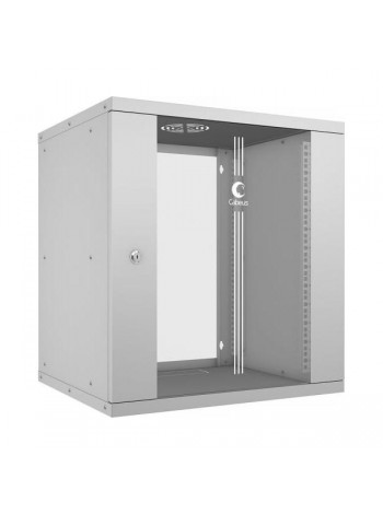 Телекоммуникационный настенный шкаф Cabeus 19" 12U, серия LIGHT разборный, цвет серый WSC-05D-12U55/45