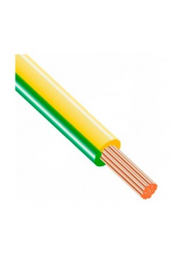 Провод ККЗ ПуГВнг(А)-LS 1х0,50, желто-зеленый KKZ40-0001х0356