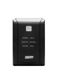 Источник бесперебойного питания Hiden ИБП EXPERT 2xSchuko LED, USB ULS800E 800ВА/480Вт