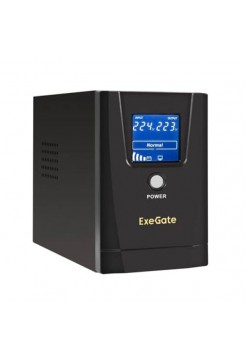 ИБП ExeGate SpecialPro Smart LLB-500.LCD.AVR.4C13.USB 500VA 300W, LCD, AVR, 4*C13, USB, Black 294610