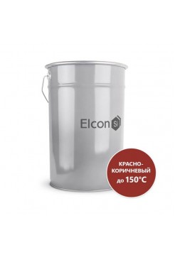 Фасадная эмаль Elcon КО-174 красно-коричневая, 25 кг 00-00001682