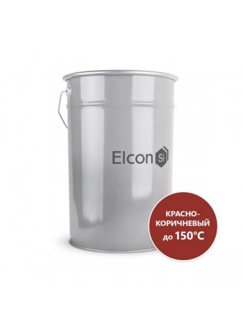 Фасадная эмаль Elcon КО-174 красно-коричневая, 25 кг 00-00001682