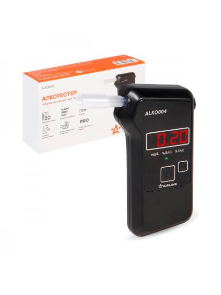 Профессиональный электрохимический алкотестер AIRLINE ALKO004