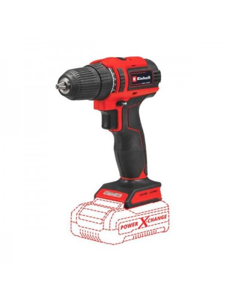 Дрель аккумуляторная Einhell PXC TE-CD 18/40 Li BL - Solo, 40Нм, патрон 10мм 4513997