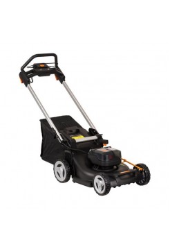Аккумуляторная газонокосилка WORX 46 см, бесщеточная, 40В, 4Ач х2, ЗУ 2А х2, коробка WG748E
