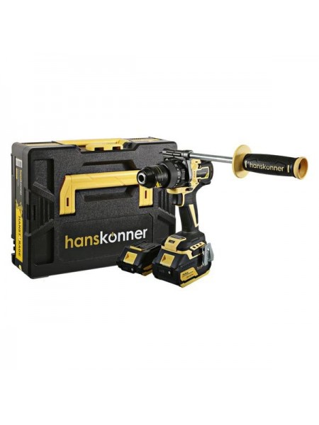 Аккумуляторный шуруповерт Hanskonner 1BatterySystem HCD18165BLI