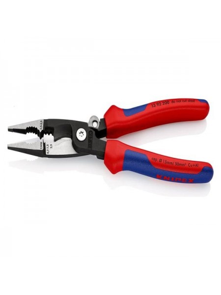 Электромонтажные клещи KNIPEX 6-в-1, зачистка: 0.75 - 1.5 + 2.5 мм, L-200 мм KN-1392200SB