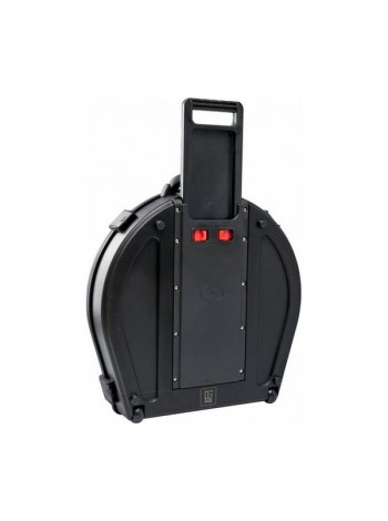 Кейс 21 дюйм DGCASE для барабанных тарелок на колесах c ручкой, IP54, 560*560*120 DGCASE@20-01A