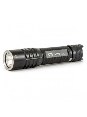 Фонарь ЯРКИЙ ЛУЧ G15 Tactic Pro HP50.2 3000К max2000лм, 5 режимов, IPX8, встроенное ЗУ, аккумулятор 18650 2600mAh 4606400106876