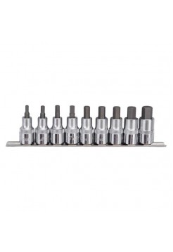 Набор бит-головок 1/2" HEX H4-H14 (9 предметов) JTC H409H