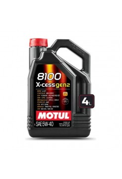 Синтетическое масло MOTUL 8100 X-cess GEN2 5W40 4л 111858