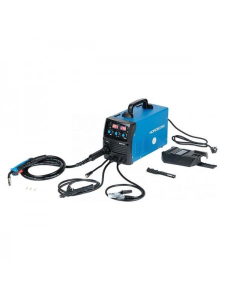 Сварочный инверторный аппарат NORDBERG MIG+MMA, 220V WMI161