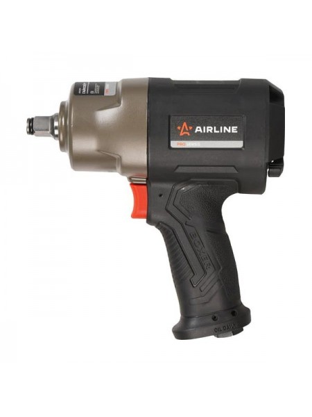 Гайковерт пневматический ударный композитный Airline 1/2"DR 1680Нм PRO ATAZ113
