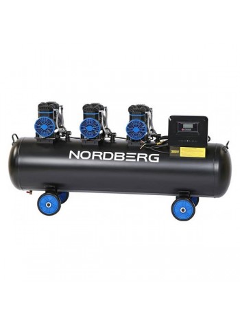 Компрессор безмасляный NORDBERG 380 В, ресивер 170 л, 750 л/мин NCEO170/750