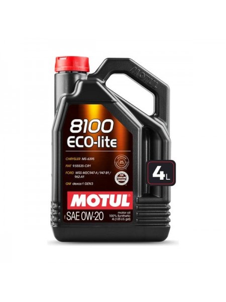 Моторное масло MOTUL 8100 ECO-LITE 0W20 4 л 113492