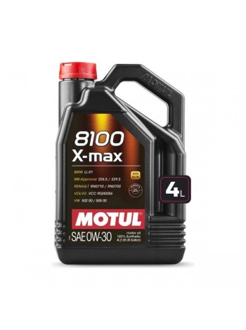 Моторное масло MOTUL 8100 X-MAX 0W30 4 л 112935
