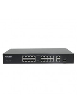 Коммутатор PoE Amatek AN-S18P16 7000452