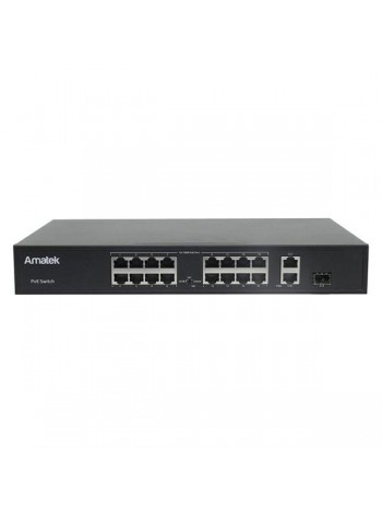 Коммутатор PoE Amatek AN-S18P16 7000452