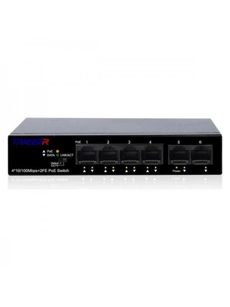 PoE-коммутатор TRASSIR Ethernet, TR-NS1106-60-4POE УТ-00048439