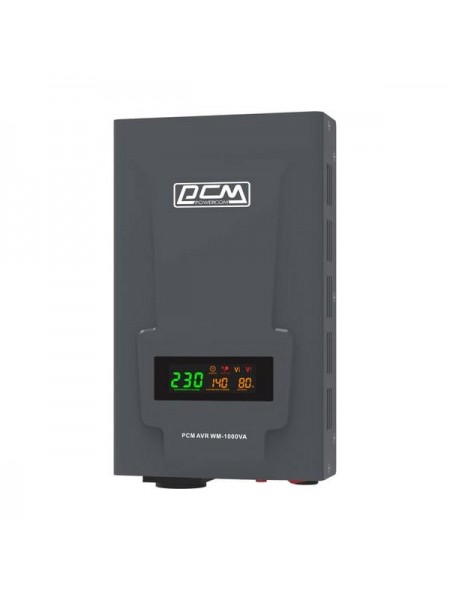 Стабилизатор напряжения Powercom WM-1000VA 800Вт 1000ВА графитовый 1928730