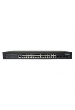 Коммутатор управляемый Amatek AN-SGM28P24-400 L2 HiPoE 400 Вт 7000928