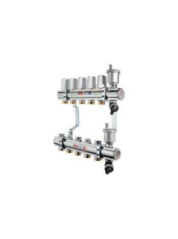 Коллекторная группа в сборе, 1х4 вых. Евроконус 3/4 VALTEC VTc.594.EMNX.0604
