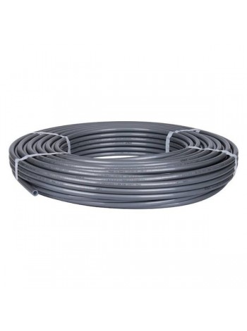 Труба из сшитого полиэтилена с кислородным слоем STOUT PEX-a 16х2,2 бухта 100 м серая SPX-0001-001622