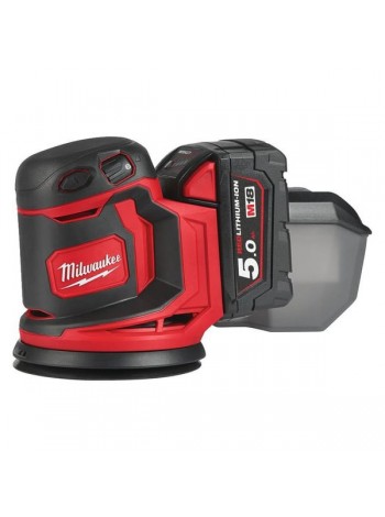 Аккумуляторная эксцентриковая шлифмашина Milwaukee M18 BOS125-502B 4933464229