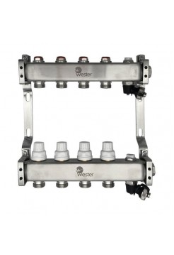 Коллектор нерж. Wester MUVS 1"-3/4 в сборе на 4 выхода 0-32-1604