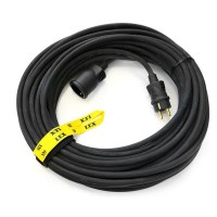 Силовой удлинитель б/катушки LUX 29030 УС1-Е-30 У-161 КГ 3x1.5 30м, 16А, 1 розетка с з/к 4606400419372