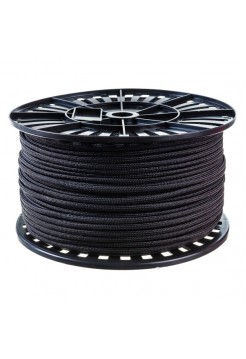 Плетеная веревка Эбис п/п 5 мм 200 м черная 173
