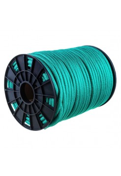 Плетеная веревка Эбис п/п 4 мм 500 м зеленая 168