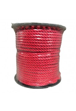 Канат тросовой свивки АзотХимФортис ПП, 8 мм, 100 м, красный (кат) 75482