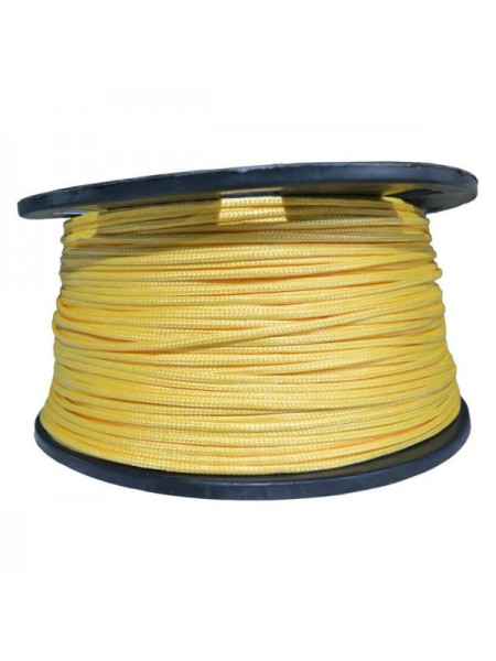 Плетеная веревка Эбис п/п 3 мм 500 м желтая 76321