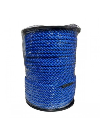 Канат тросовой свивки АзотХимФортис ПП, 12 мм, 100 м, синий (кат) 73754