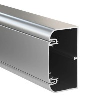 Алюминиевый кабель-канал DKC 110x50 мм, 2м цвет серый металлик 01199