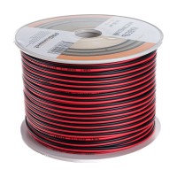 Акустический кабель PROconnect 2х0.35 кв.мм, красно-черный, 100м 01-6102-6