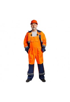 Сигнальный костюм Ф Сигнал-2, оранжевый/синий, р.104-108, рост 170-176 010-21/020-21-7