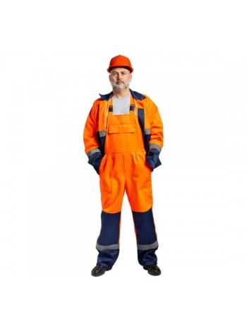 Сигнальный костюм Ф Сигнал-2, оранжевый/синий, р.96-100, рост 182-188 010-21/020-21-5