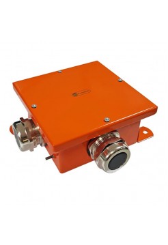 Металлическая коробка Экопласт SMB120 огн. E-110, о/п 120x120x60, 4 метал. гермоввода, IP66, 5P, 1,5-4 кв.мм. 56124