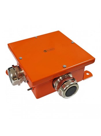 Металлическая коробка Экопласт SMB120 огн. E-110, о/п 120x120x60, 4 метал. гермоввода, IP66, 4P, 0,15-2,5 кв.мм. 56014