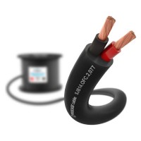 Cпикерный кабель PROCAST cable SJB 14.OFC.2,077.100, 14AWG 2x2,077mm2, PVC, черный, 100м НФ-00001829