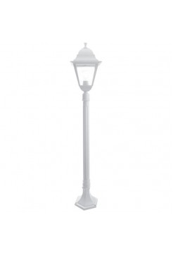 Садово-парковый светильник, Feron 4210 столб 100W E27 230V, белый 11033