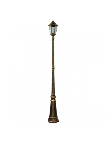 Садово-парковый светильник, Feron 6211 столб 100W E27 230V, черное золото 11206