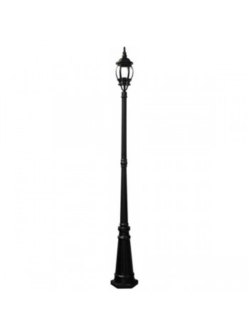 Садово-парковый светильник, Feron 8111 столб 100W E27 230V, черный 11212