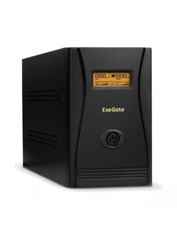 Источник бесперебойного питания ExeGate SpecialPro Smart LLB-1600 LCD AVR EURO RJ USB 1600VA/950W LCD AVR 4 евро RJ45/11 USB 285511