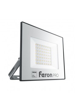 Светодиодный многоматричный прожектор Feron LL-1000, 50W, 6400К, 5000Lm, IP65, 45хOSRAM чёрный 41540