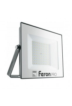 Светодиодный многоматричный прожектор Feron LL-1000, 100W 6400К 10000Lm, IP65, 90хOSRAM чёрный 41541
