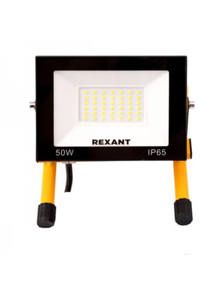 Прожектор с переноской Rexant EXPERT 50Вт 4000Лм 6500K шнур с вилкой 0,5м 605-022
