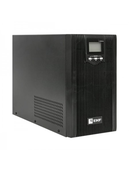 Линейно-интерактивный источник бесперебойного питания EKF E-Power PSW 600 3000 ВА PROxima, напольный, без АКБ, с усиленным зарядным устройством PSW-630-T